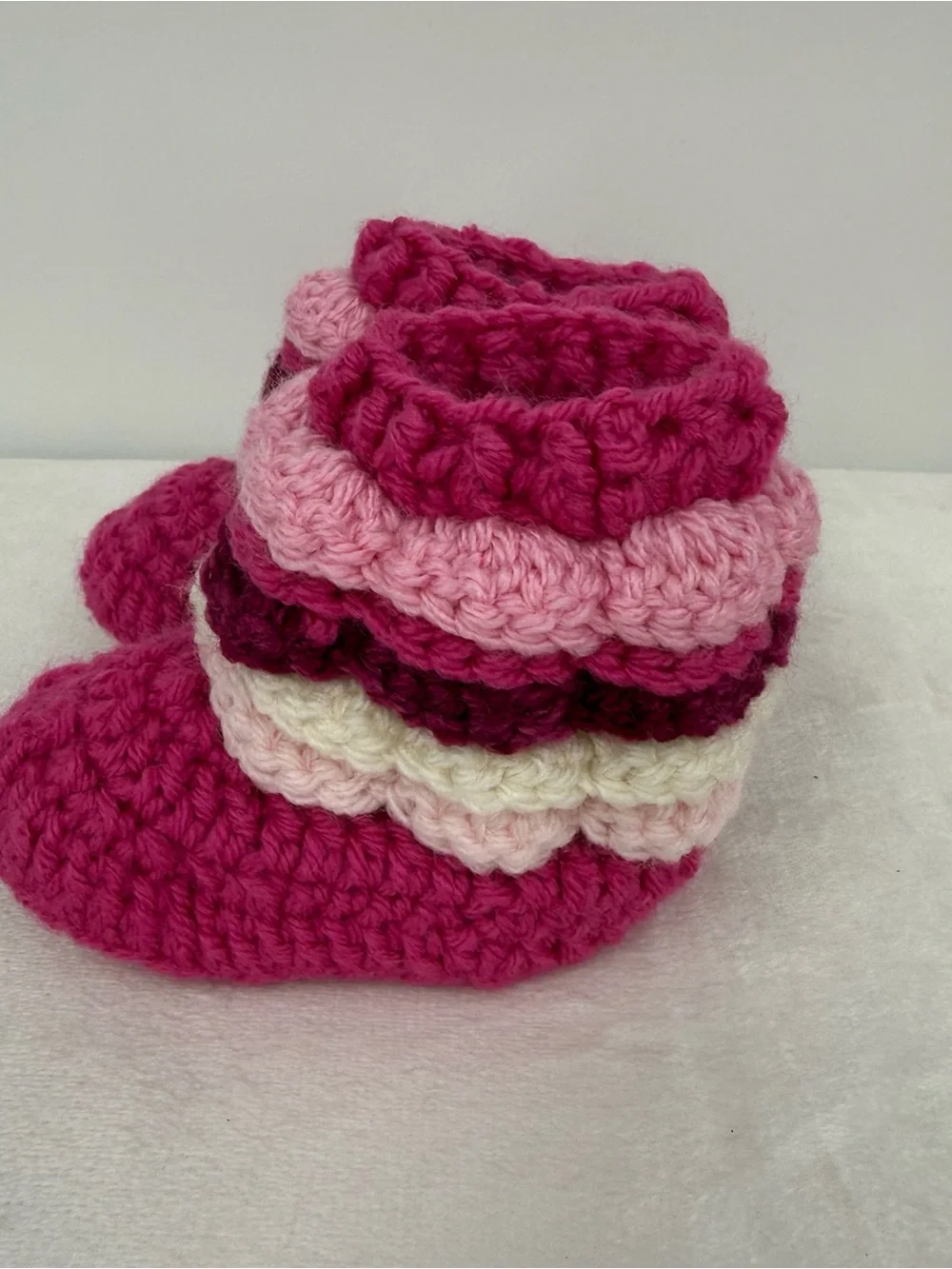 Handmade Crochet Newborn Gift Set - Hat, Sweater & Booties - Daisy Flower